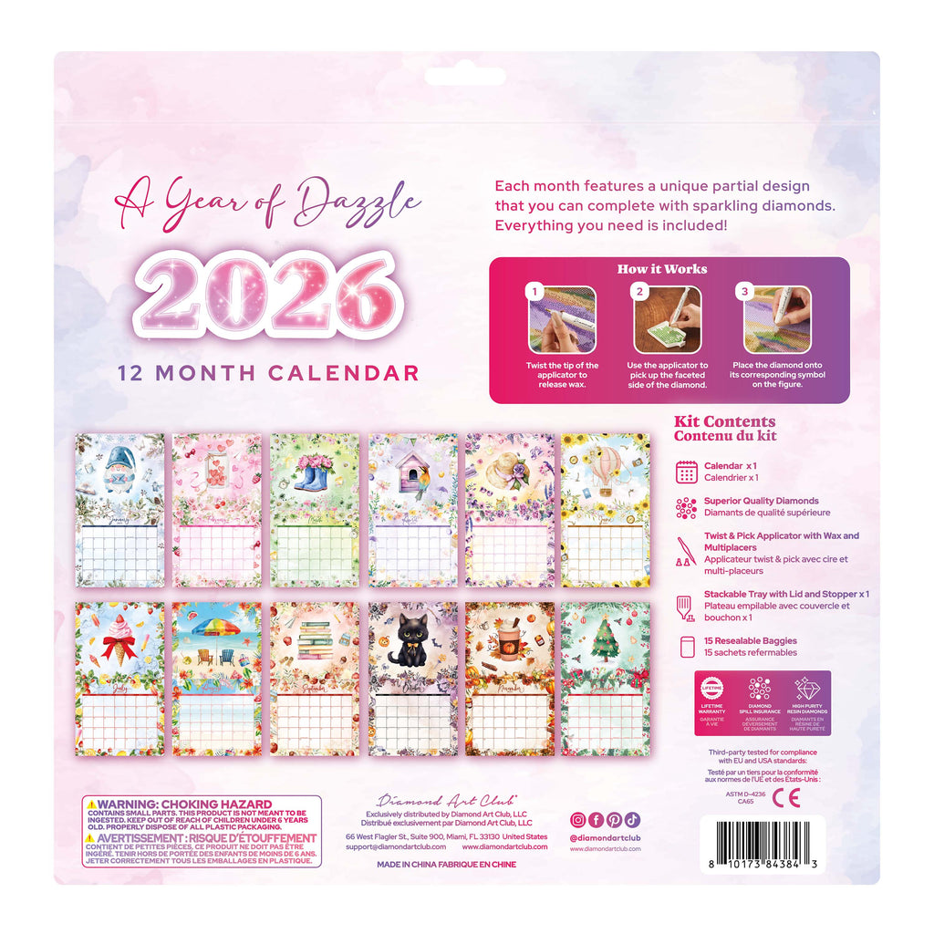 2026 Diamond Painting Calendar D2