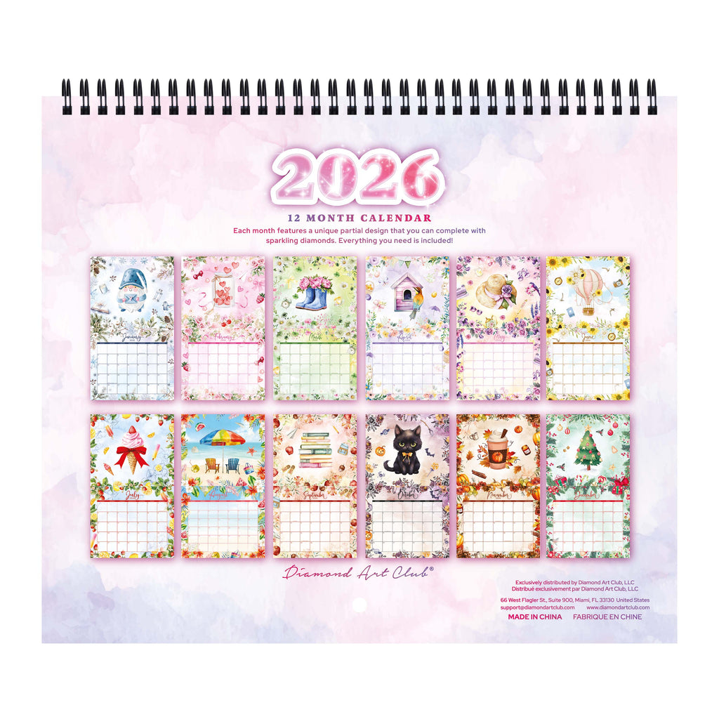 2026 Diamond Painting Calendar D2