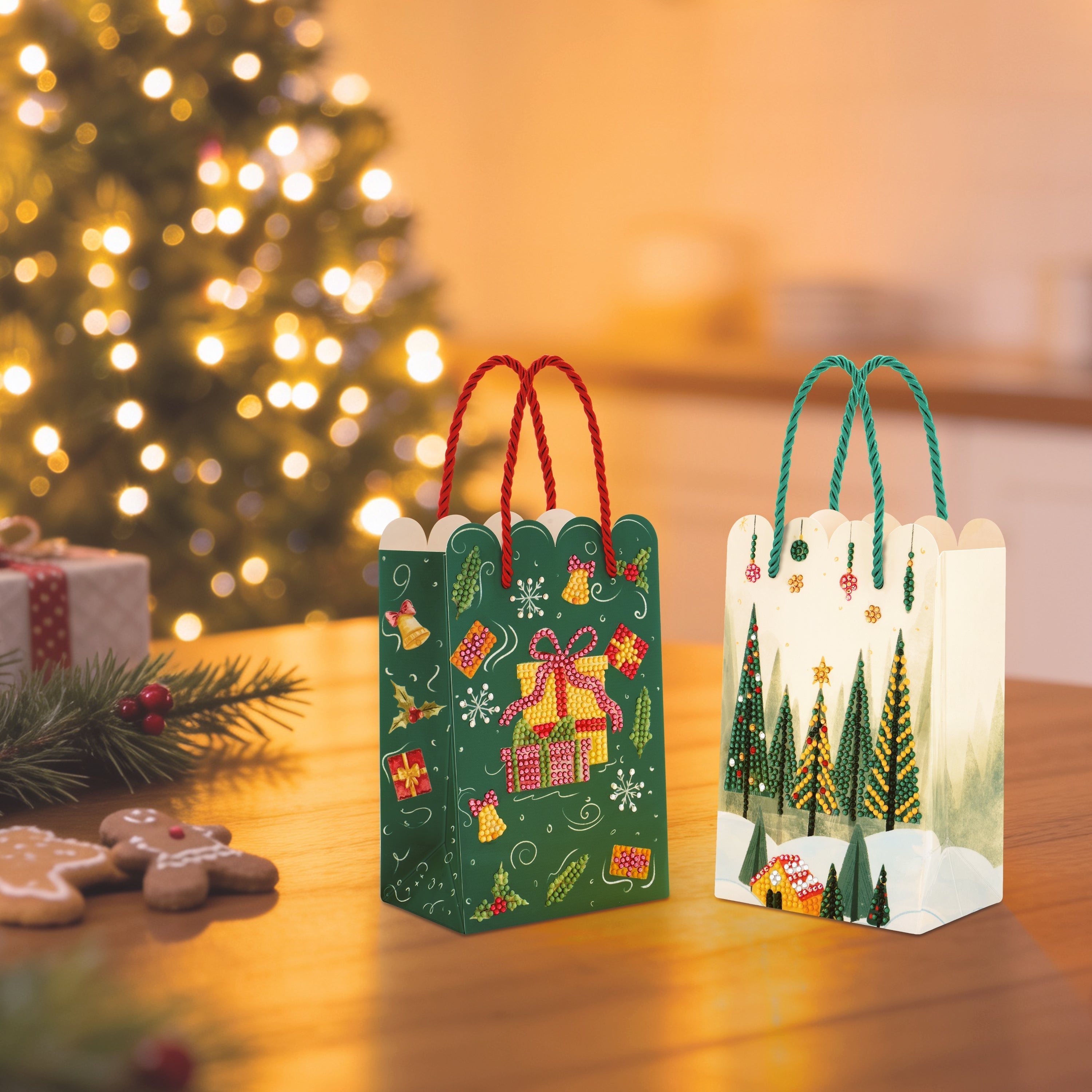 Winter Wonderland & Jolly Gifts - Gift Bags (Set of 2) N0