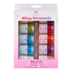 Aurora Borealis - Rainbow Square (Set of 10) O2