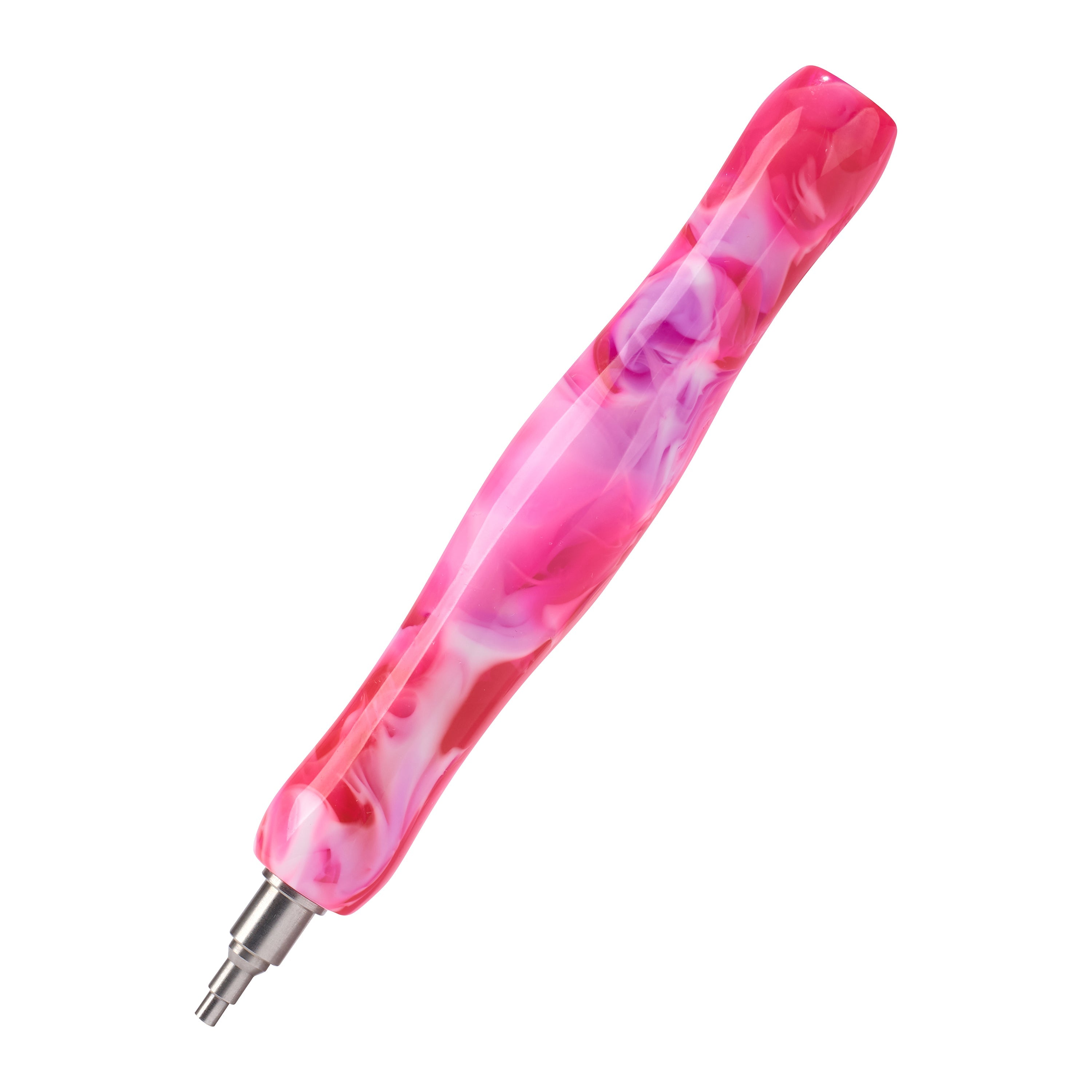 Twist-On Dual-Threaded Premium Drill Pen – Blooming Rosette Swirl A7