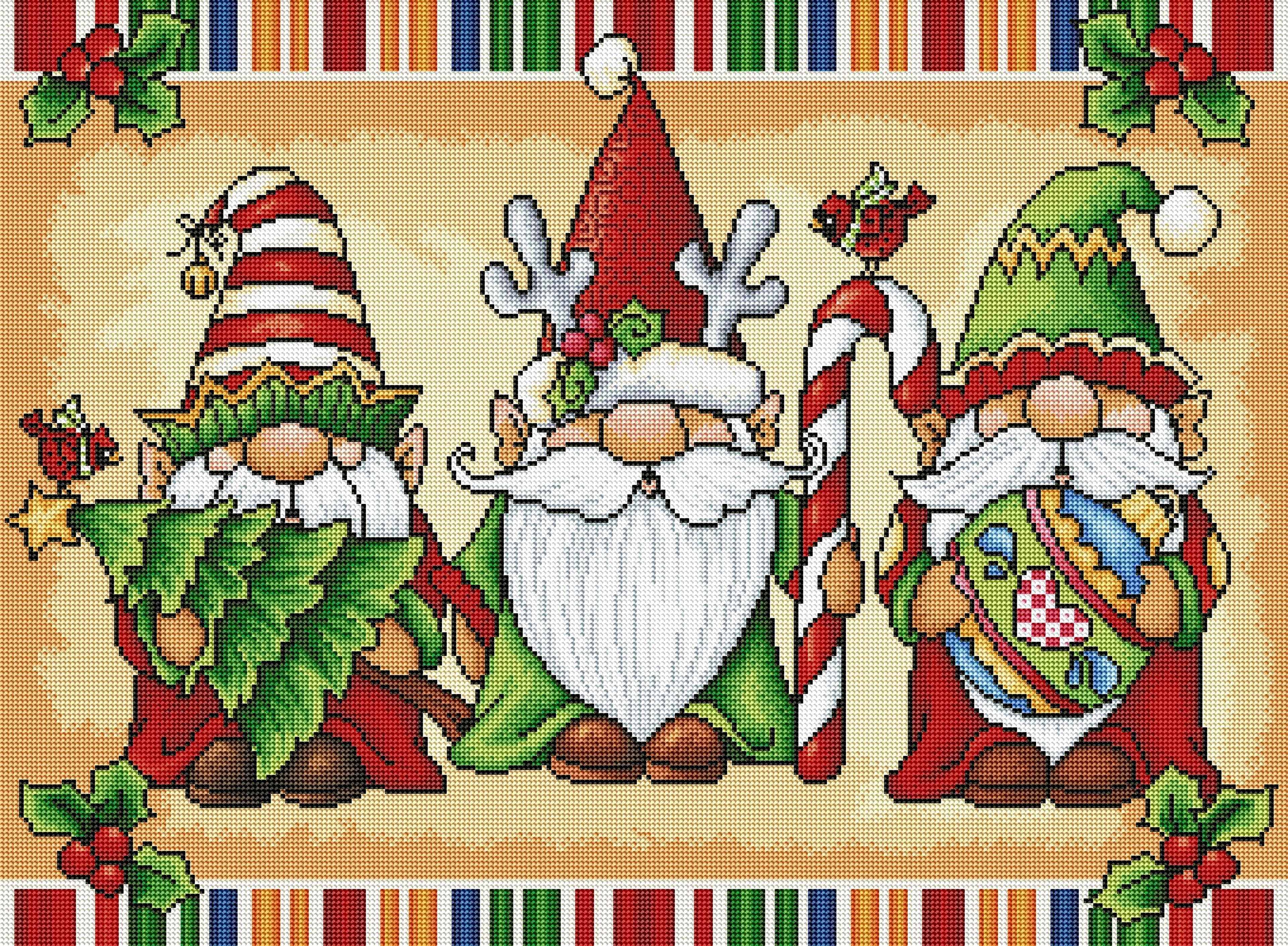 Christmas Gnome Trio R8