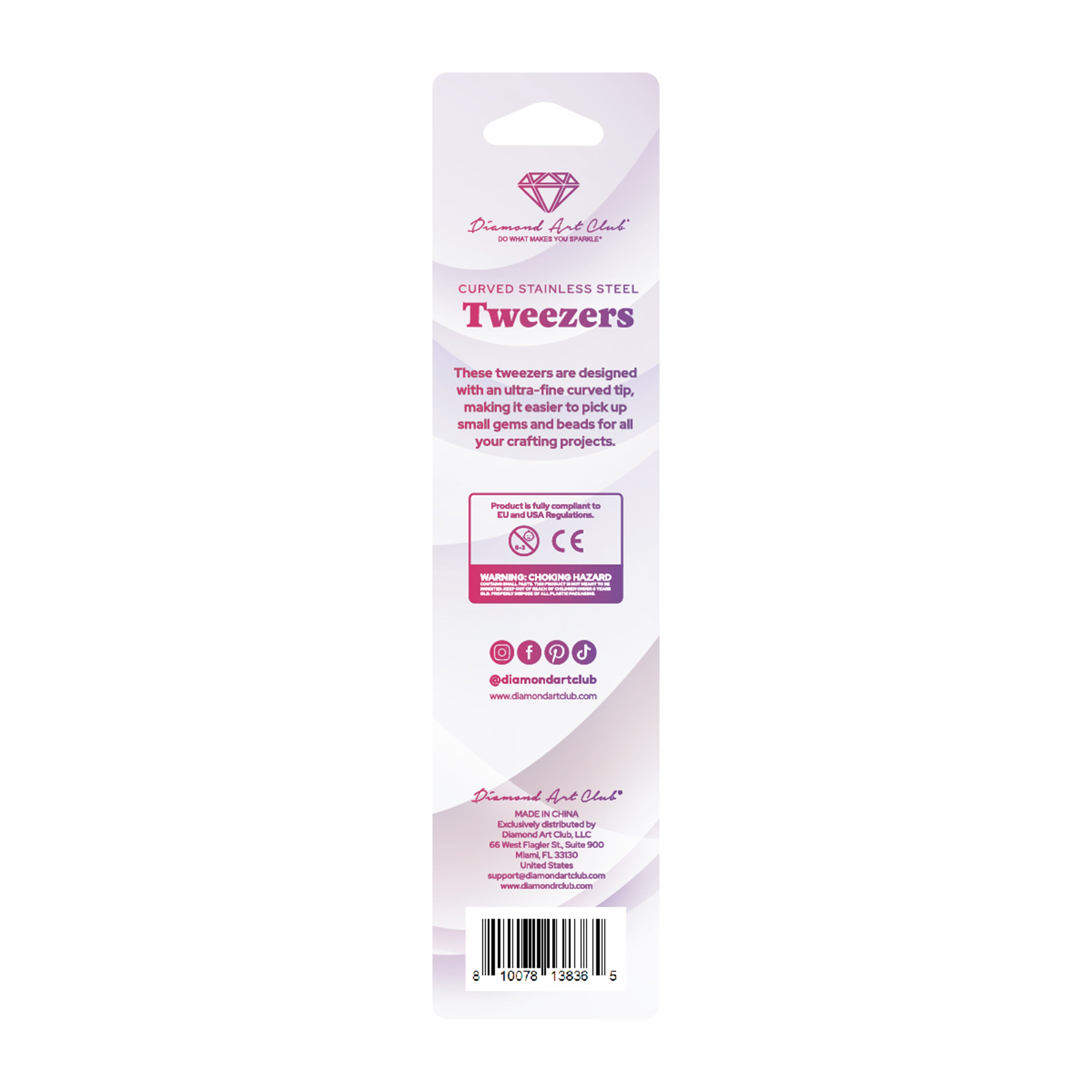 Curved Stainless Steel Tweezers O0