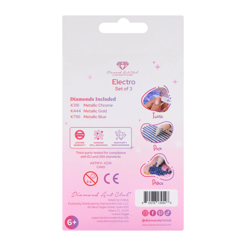 Electro Diamond® - Square (Set of 3) K3