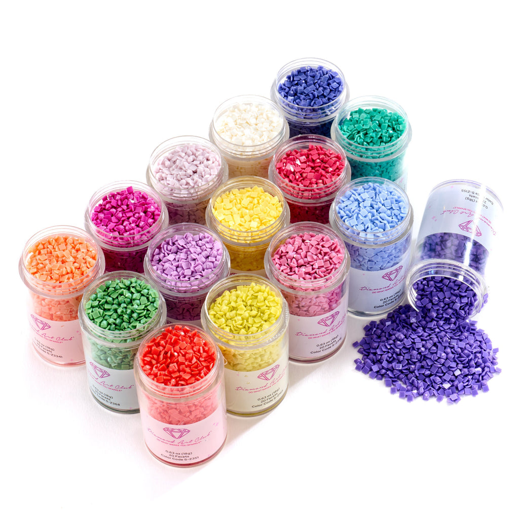 Fairy Dust® - Muted Rainbow Square (Set of 15) D8