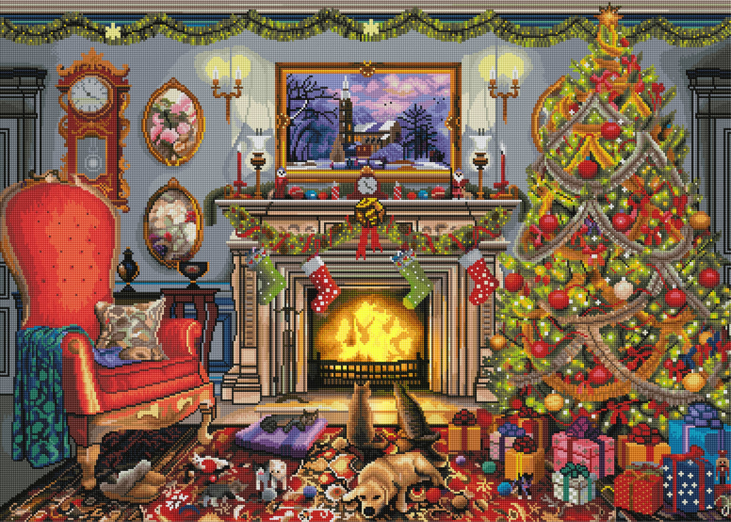 Festive Fireplace Q2