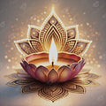 Festive Glow: Diwali Candlelight U6