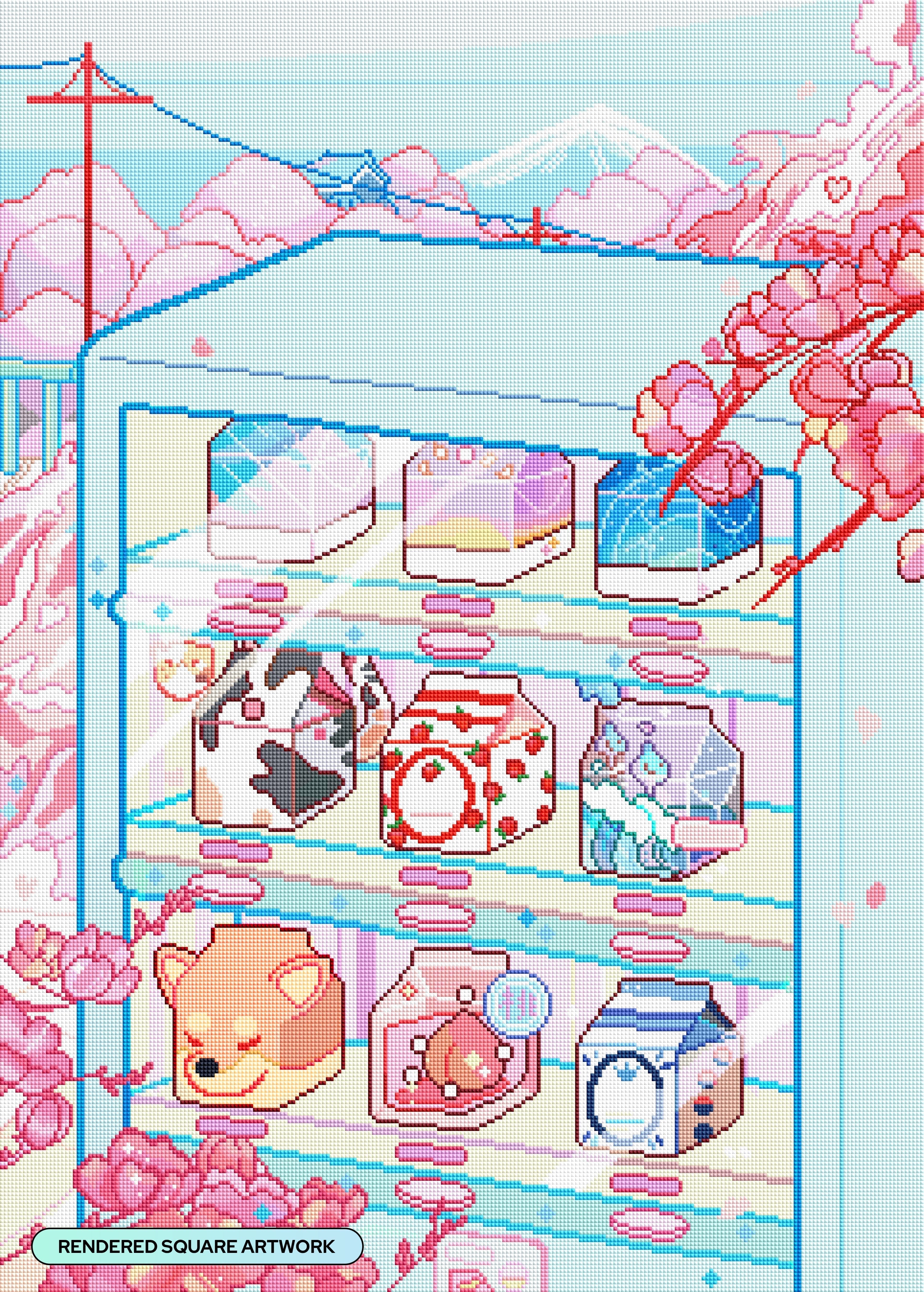 Milkbox Vending Machine in Fuji K1