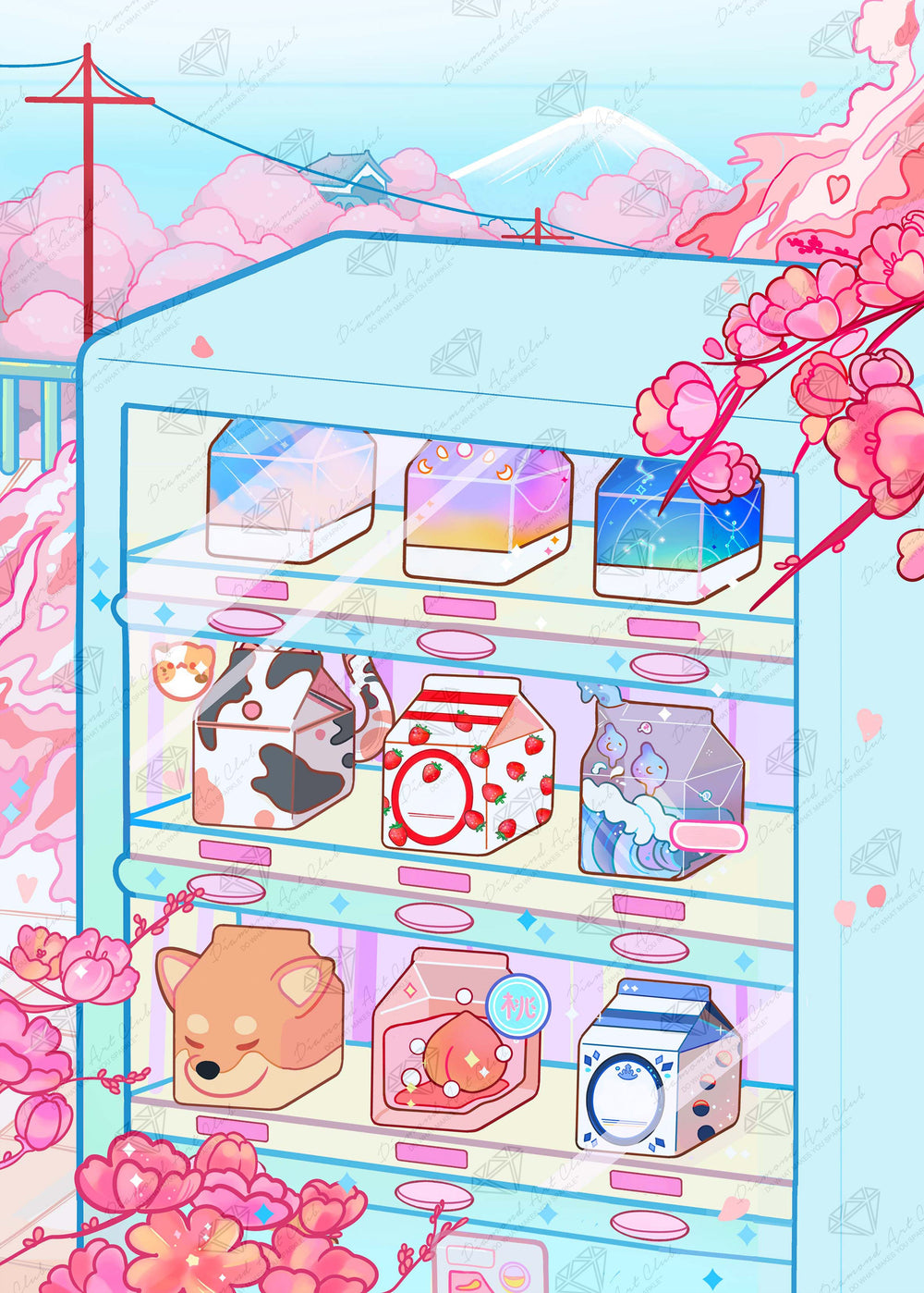 Milkbox Vending Machine in Fuji K1
