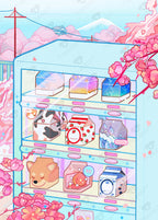 Milkbox Vending Machine in Fuji K1