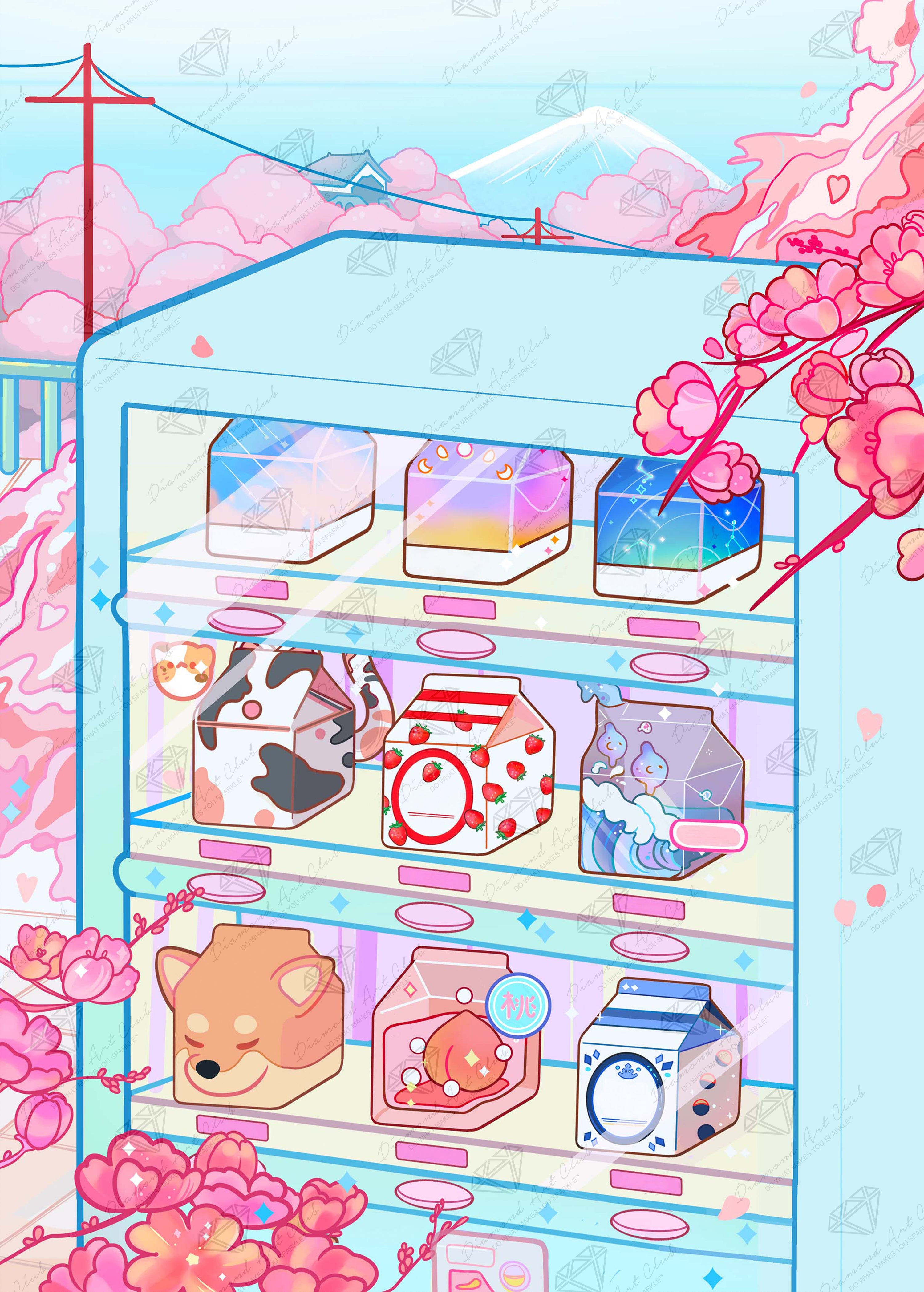 Milkbox Vending Machine in Fuji K1