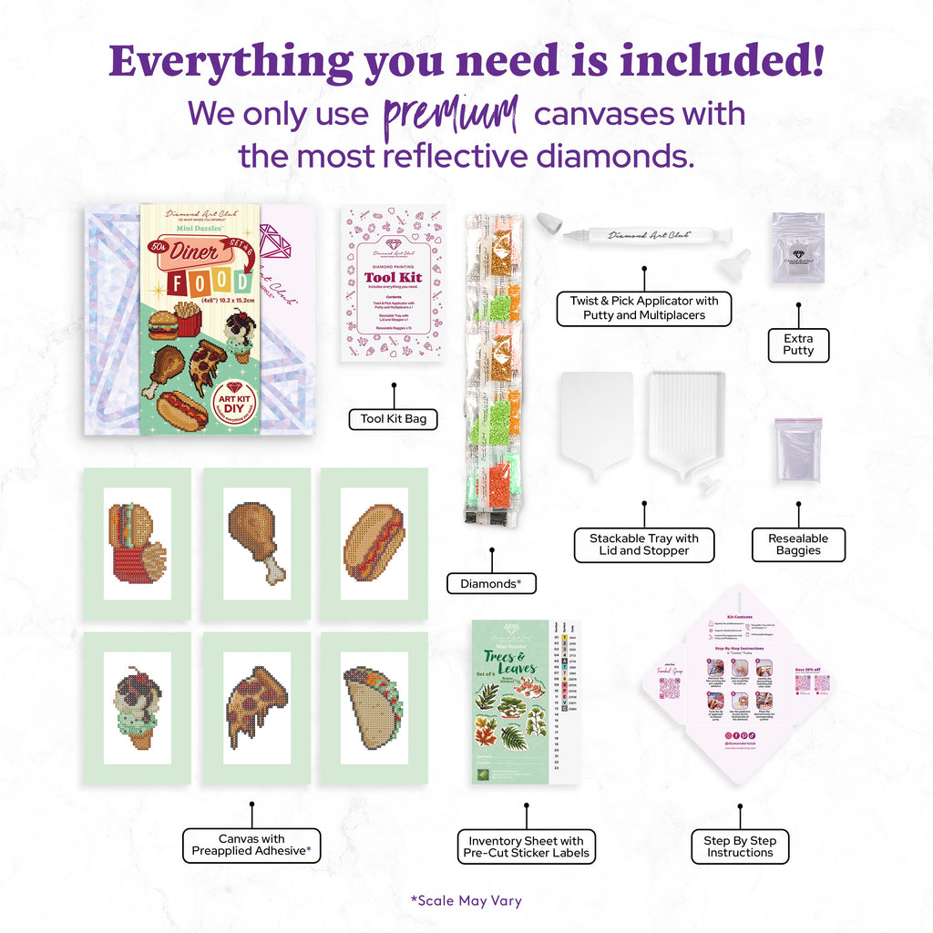 Mini Dazzles™ - 50s Diner Food H1