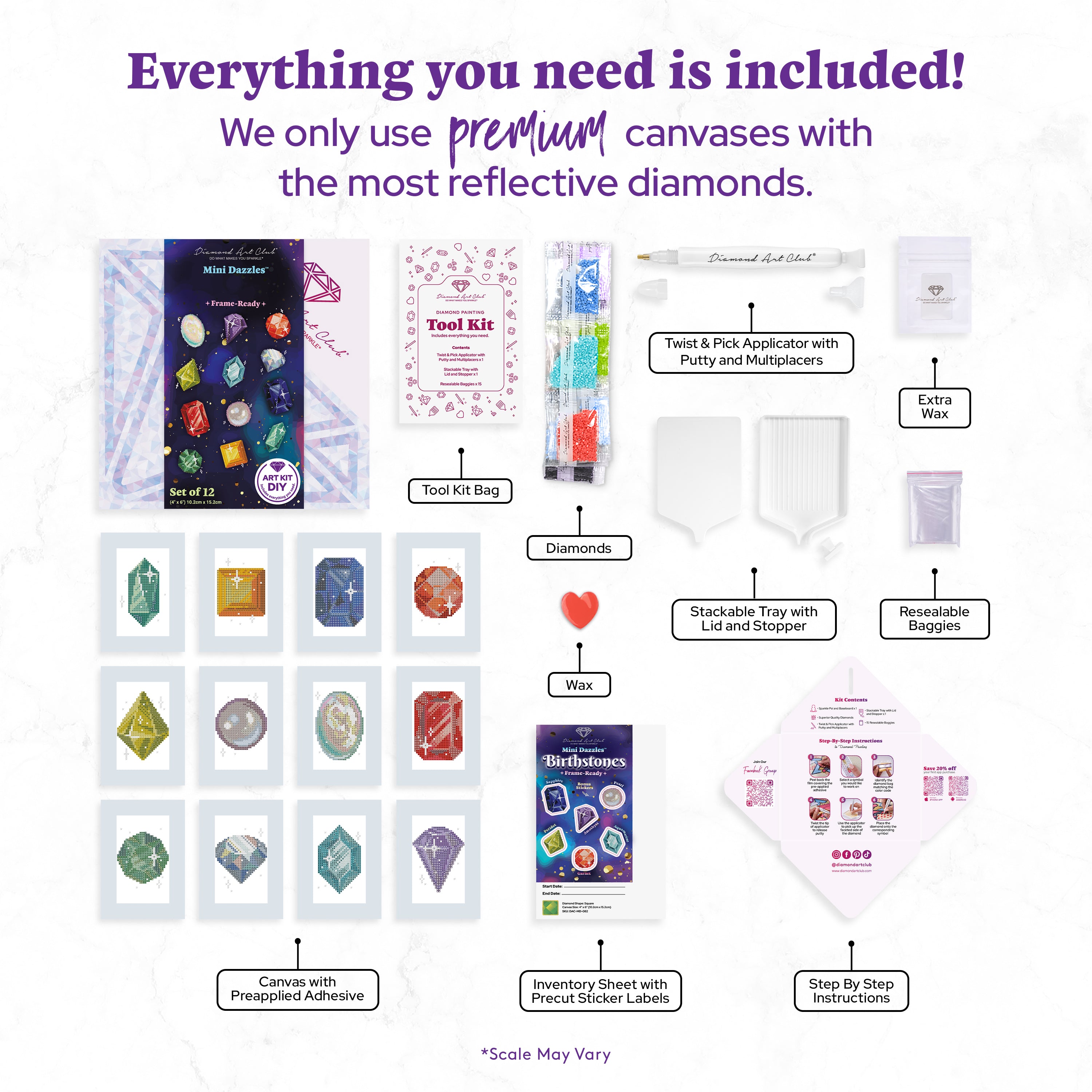 Mini Dazzles™ - Birthstone A1