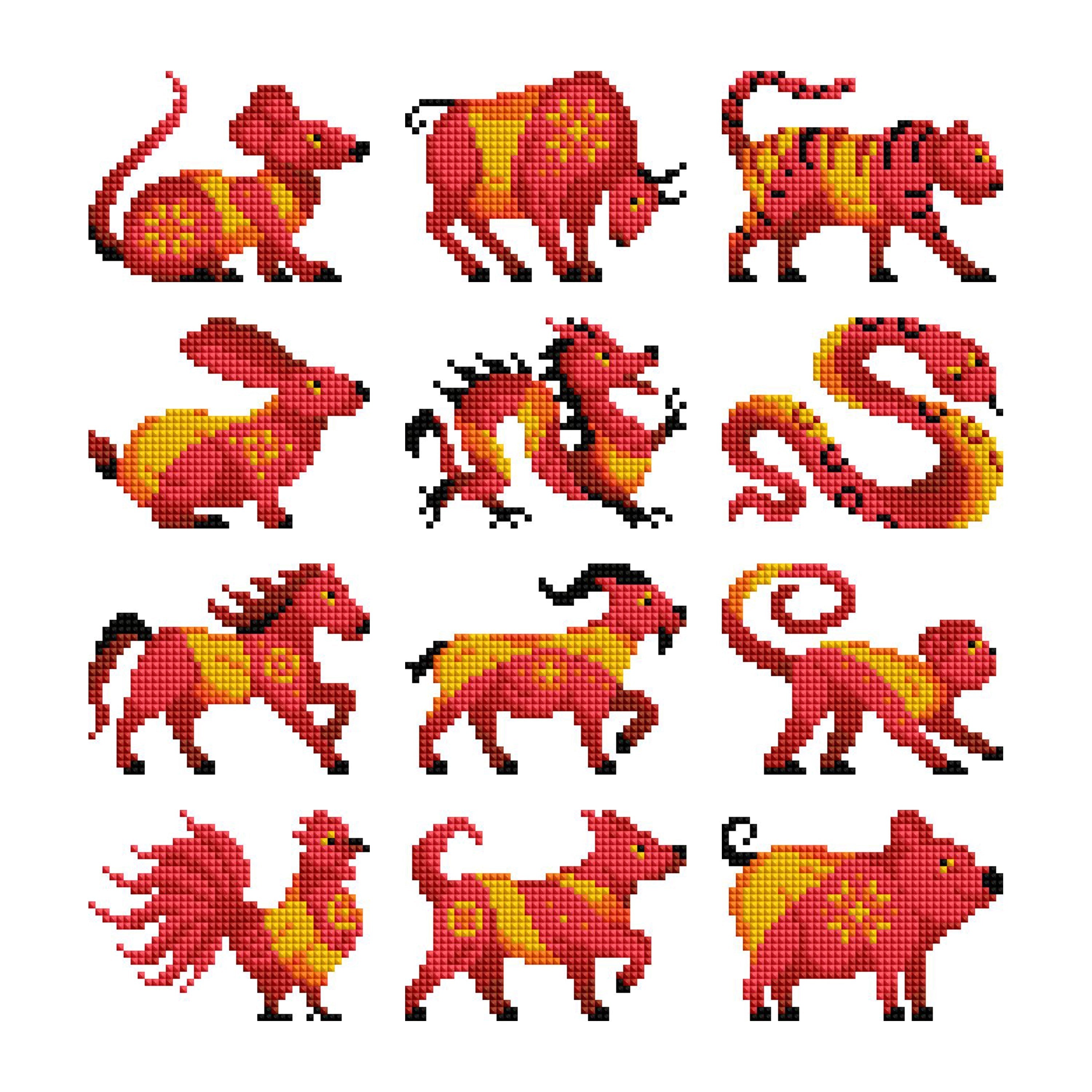 Mini Dazzles™ - Chinese Zodiac U4