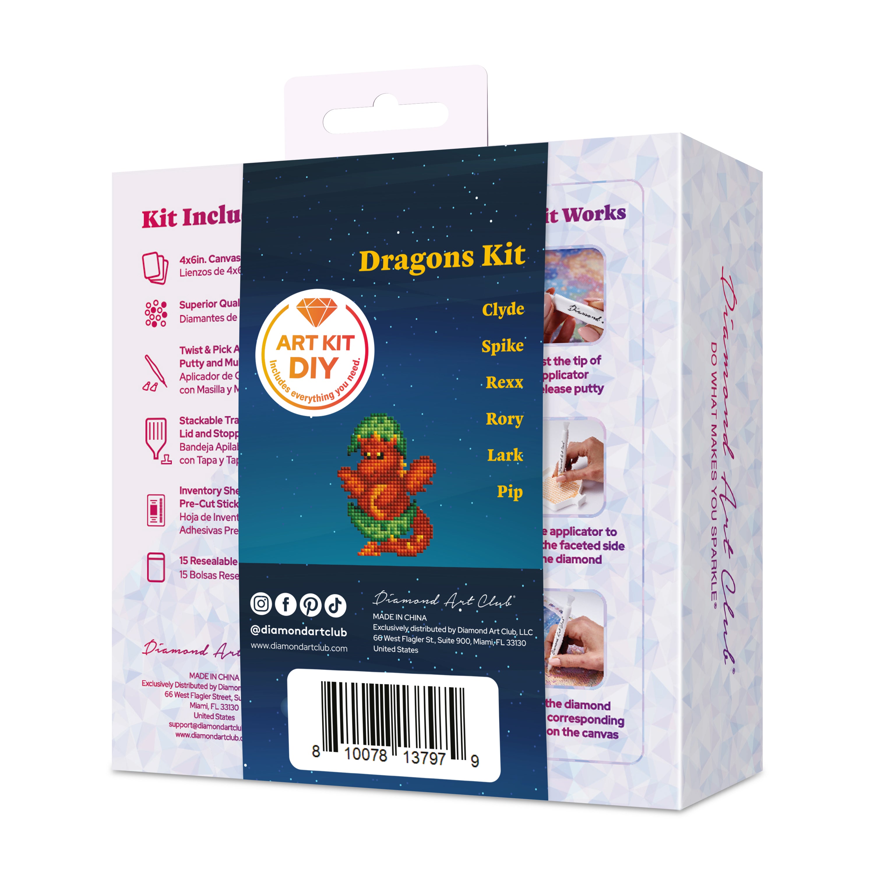 Mini Dazzles™ - Dragons H6