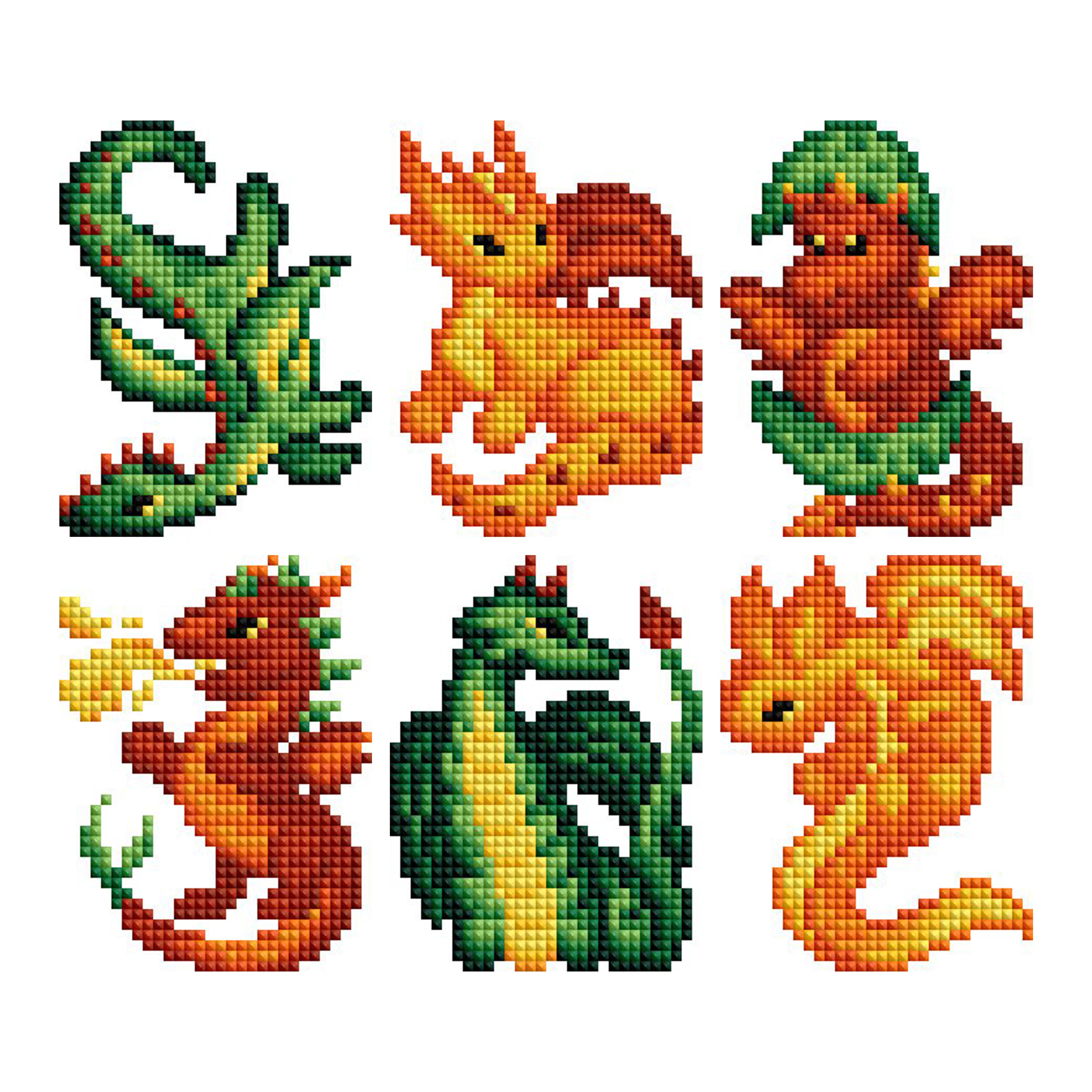 Mini Dazzles™ - Dragons H6