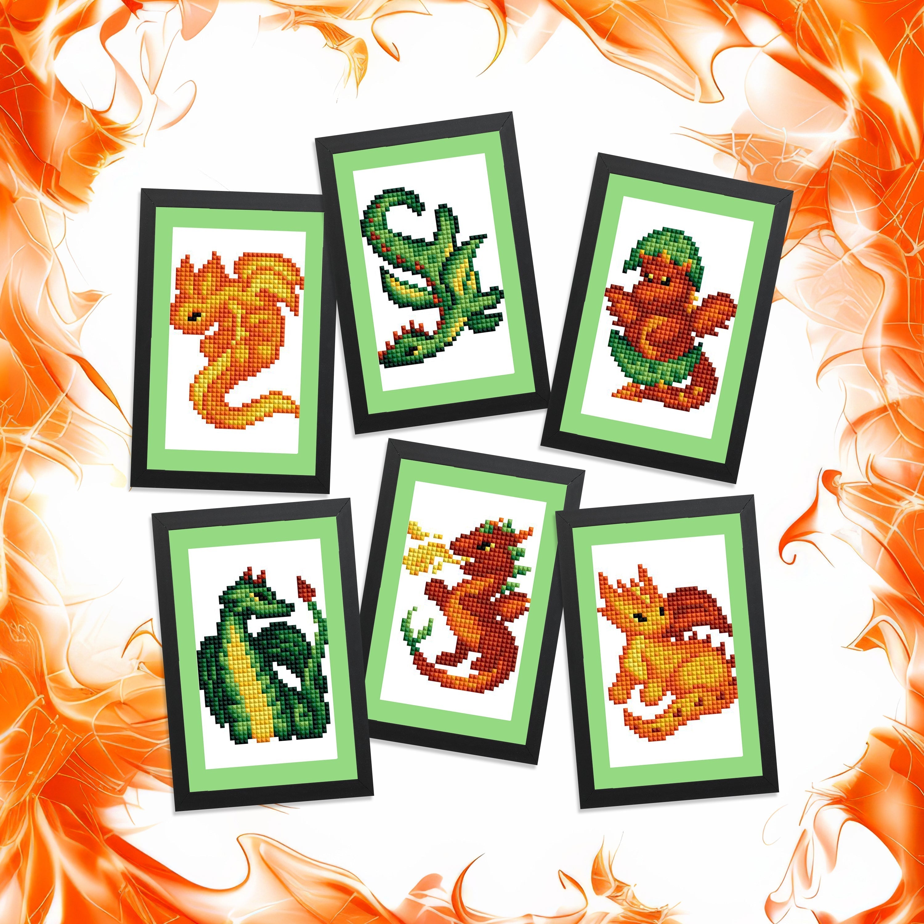Mini Dazzles™ - Dragons H6