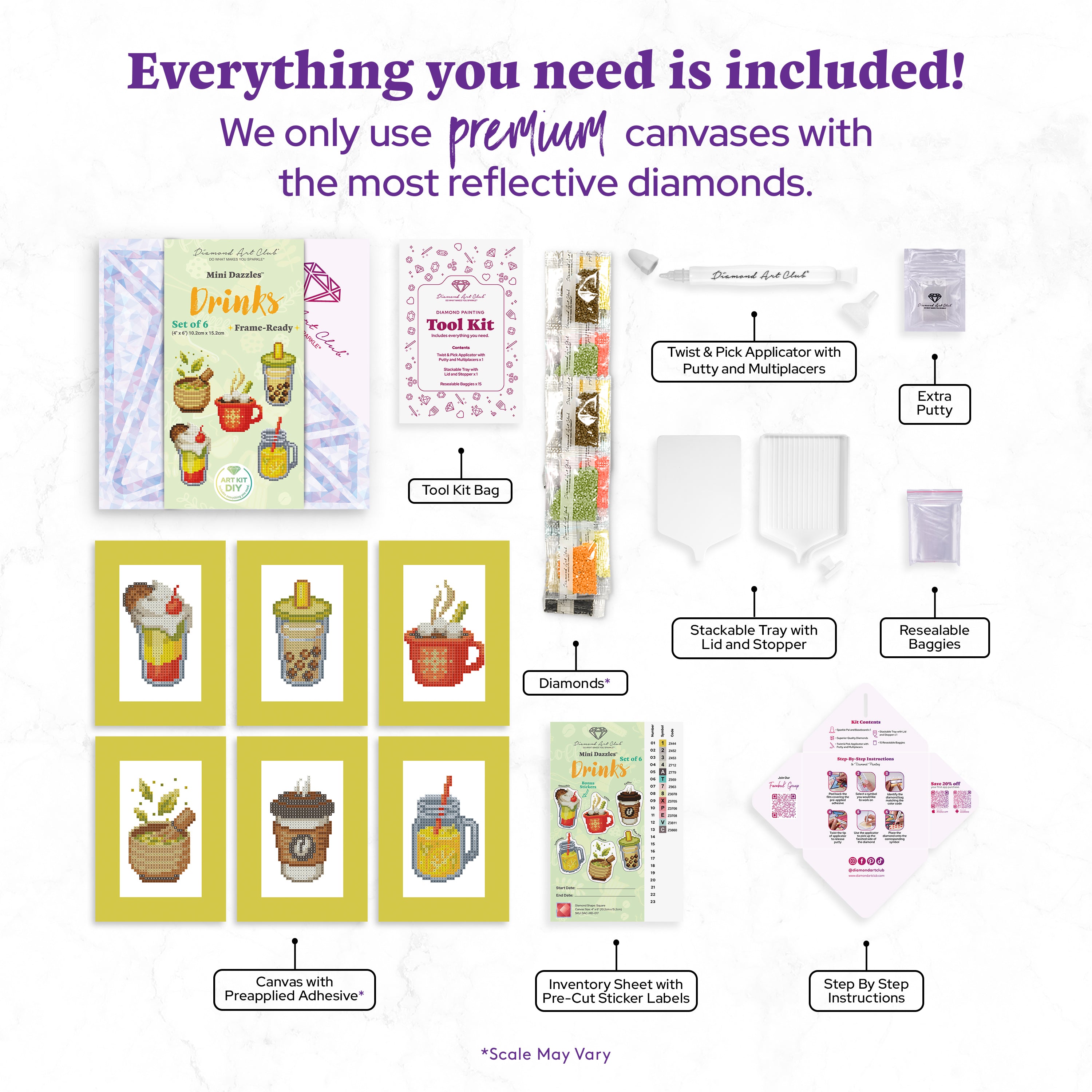 Mini Dazzles™ - Drinks D8