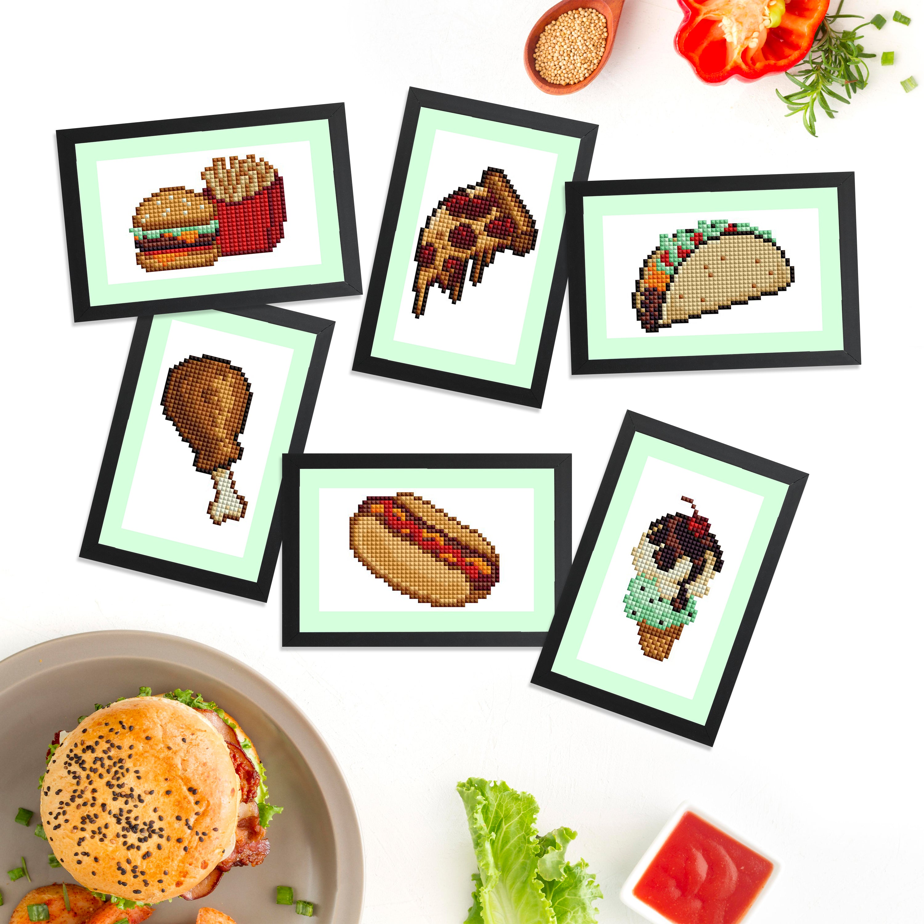 Mini Dazzles™ - 50s Diner Food H1