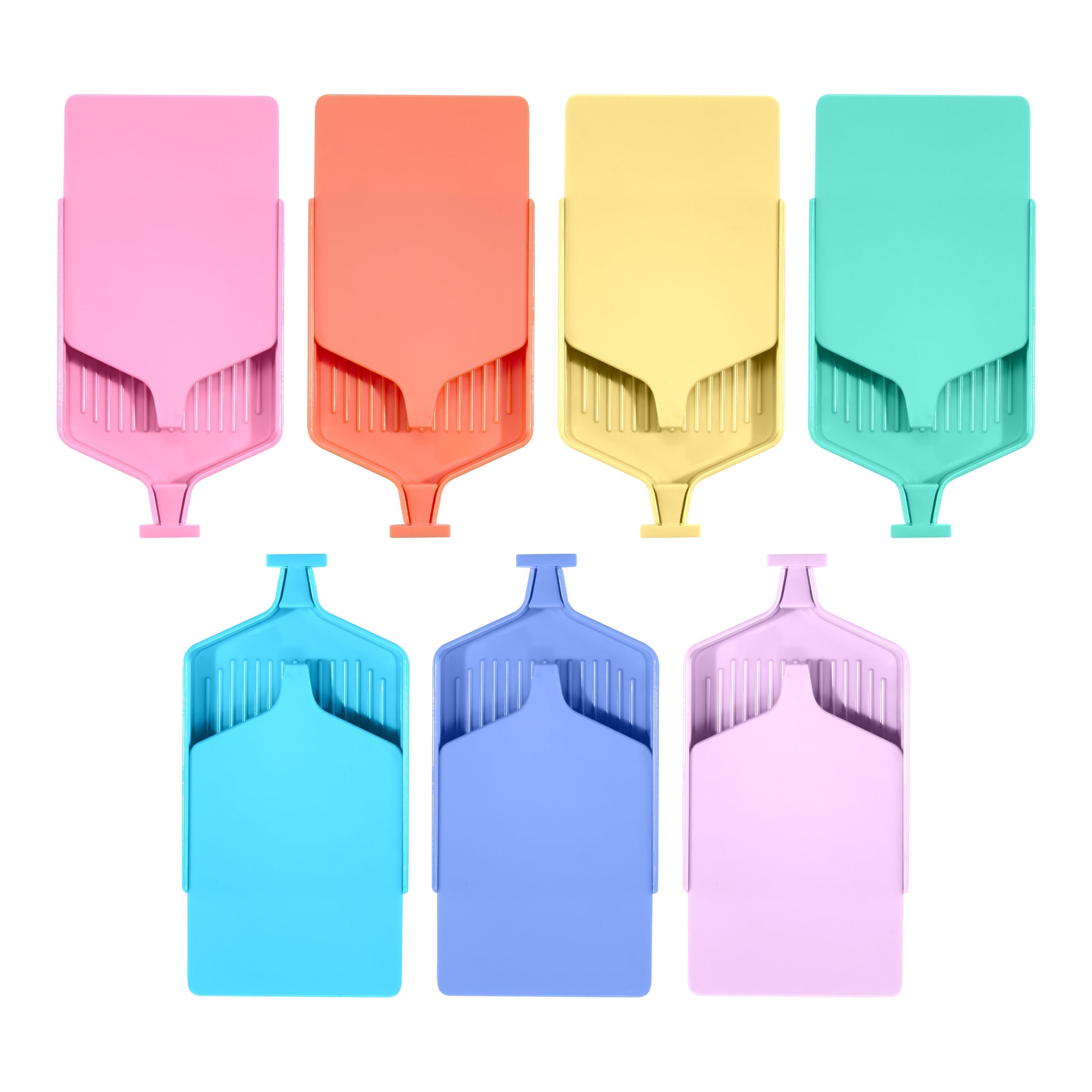 Pastel Rainbow Trays - Large (Set of 7) P4