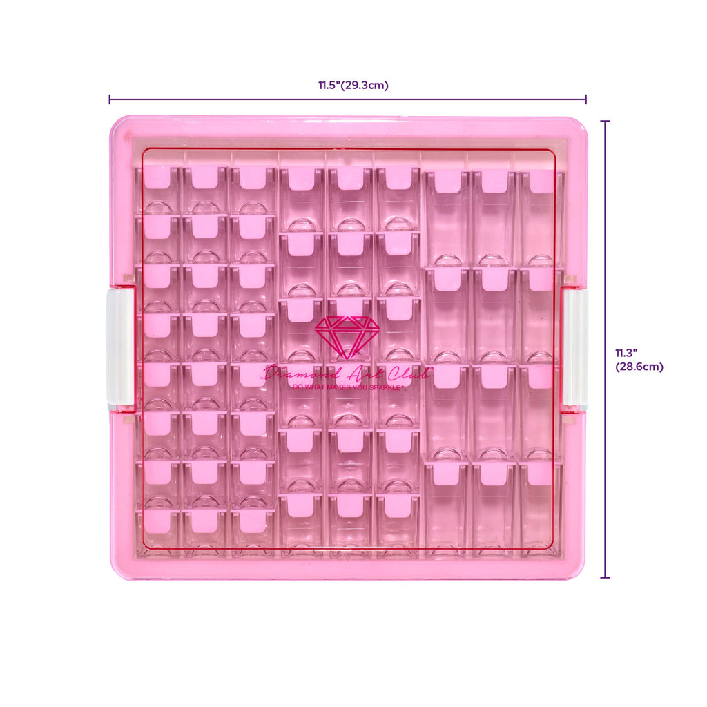 Premium 54-Container Diamond Storage Organizer O7