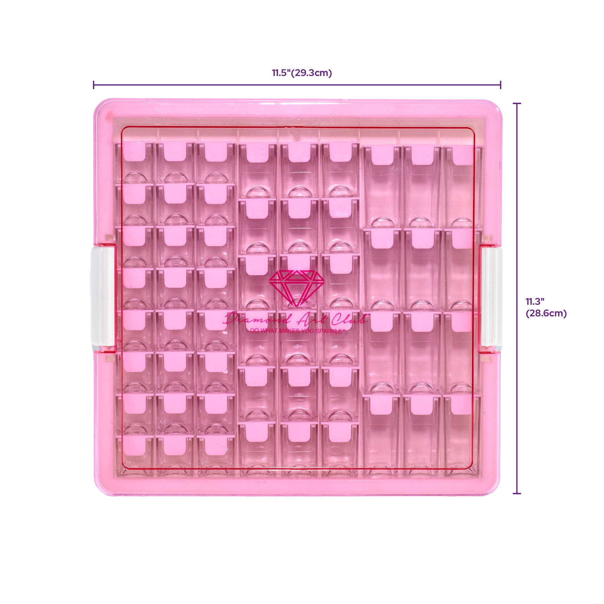 Premium 54-Container Diamond Storage Organizer O7