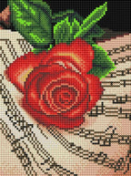 Rose Music Sheet X1