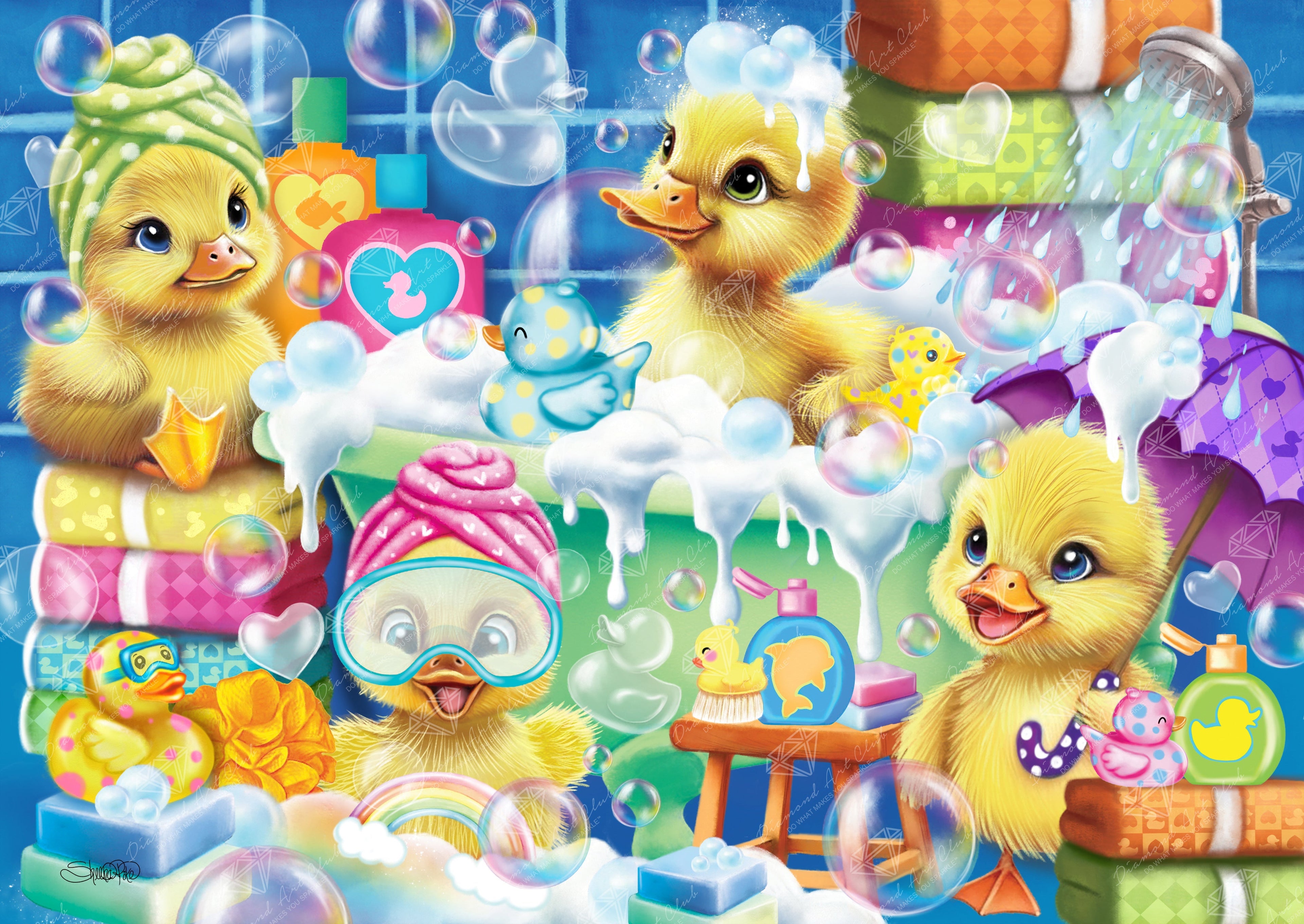 Scrub a Dub Ducklings D6