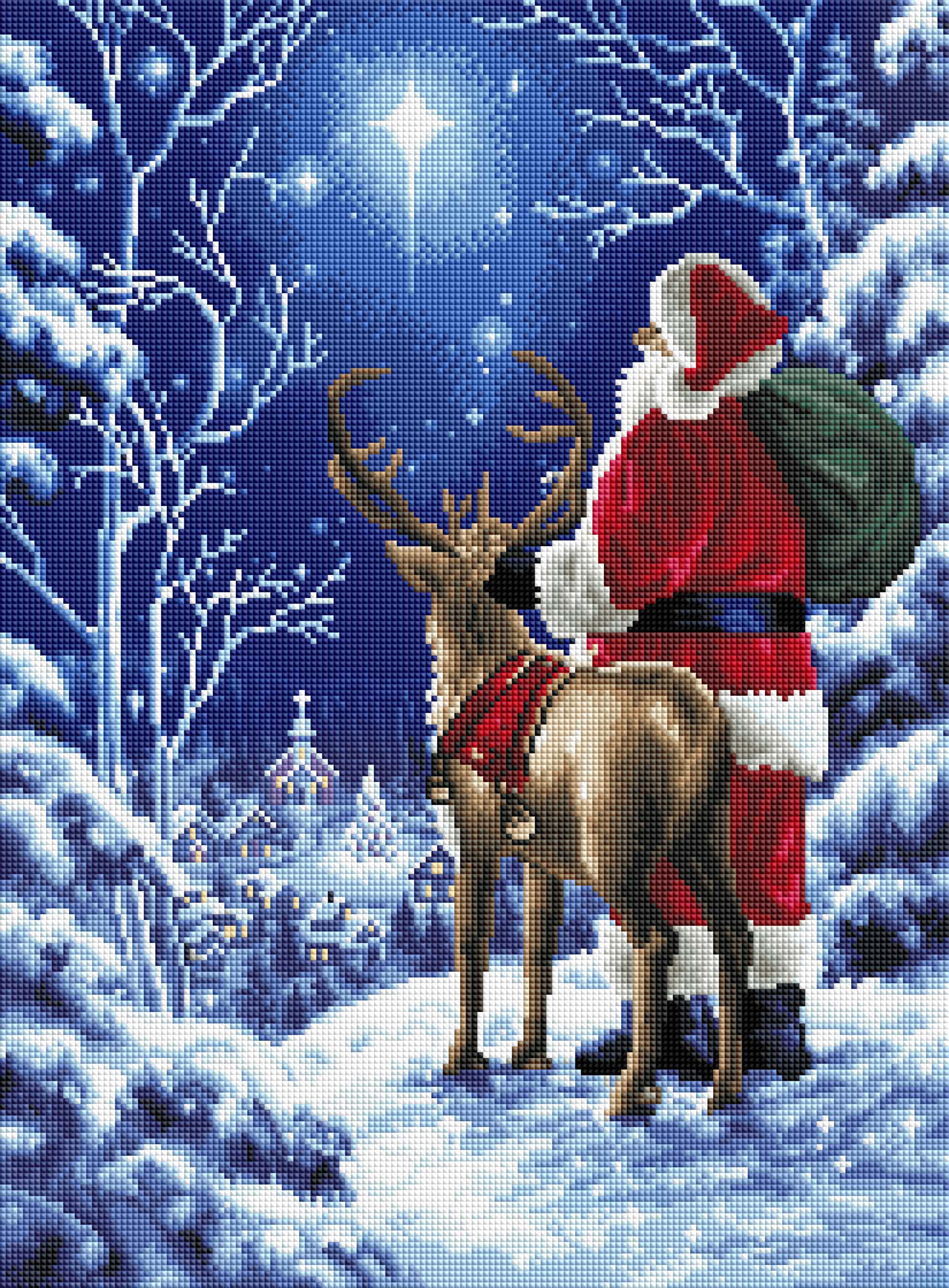 Starry Night Santa B5