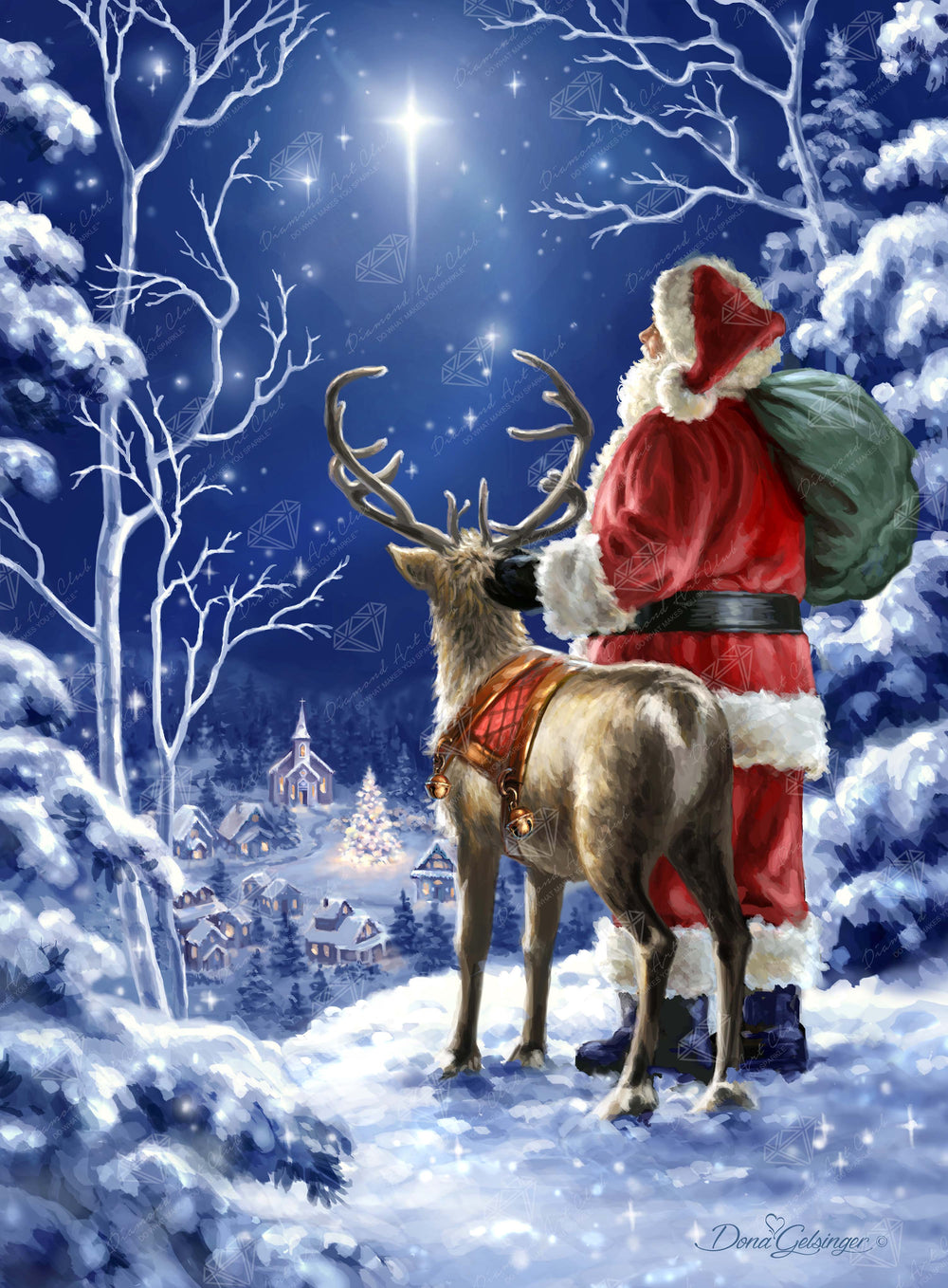 Starry Night Santa B5