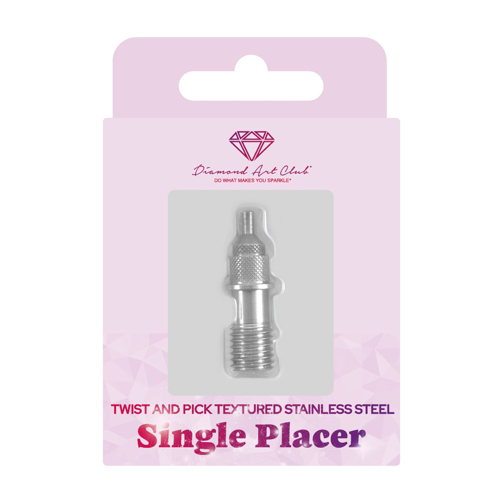 Textured Stainless Steel Single Placer Tip for Twist and Pick Premium Pens G8