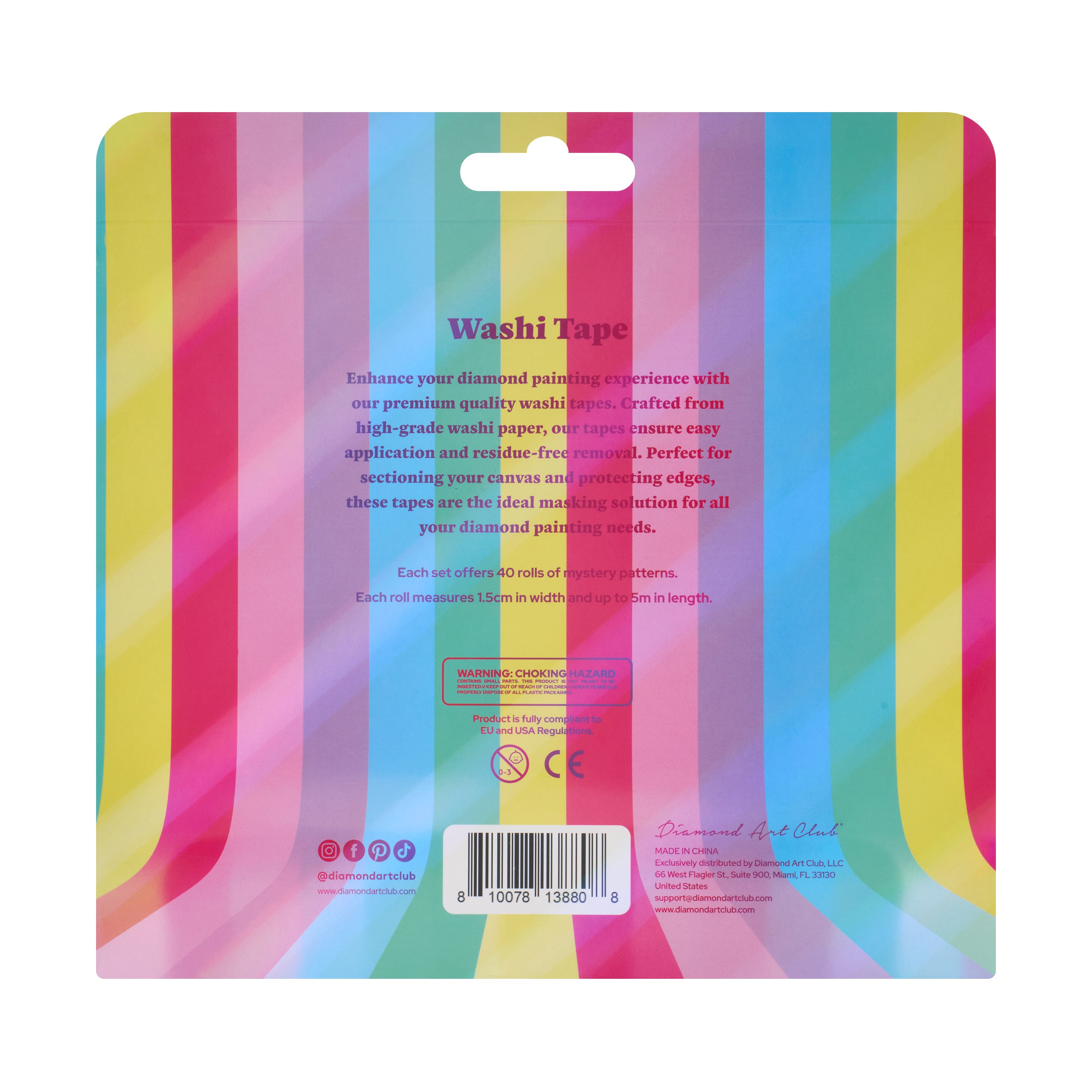 Washi Tape - 40 Mystery Rolls T8