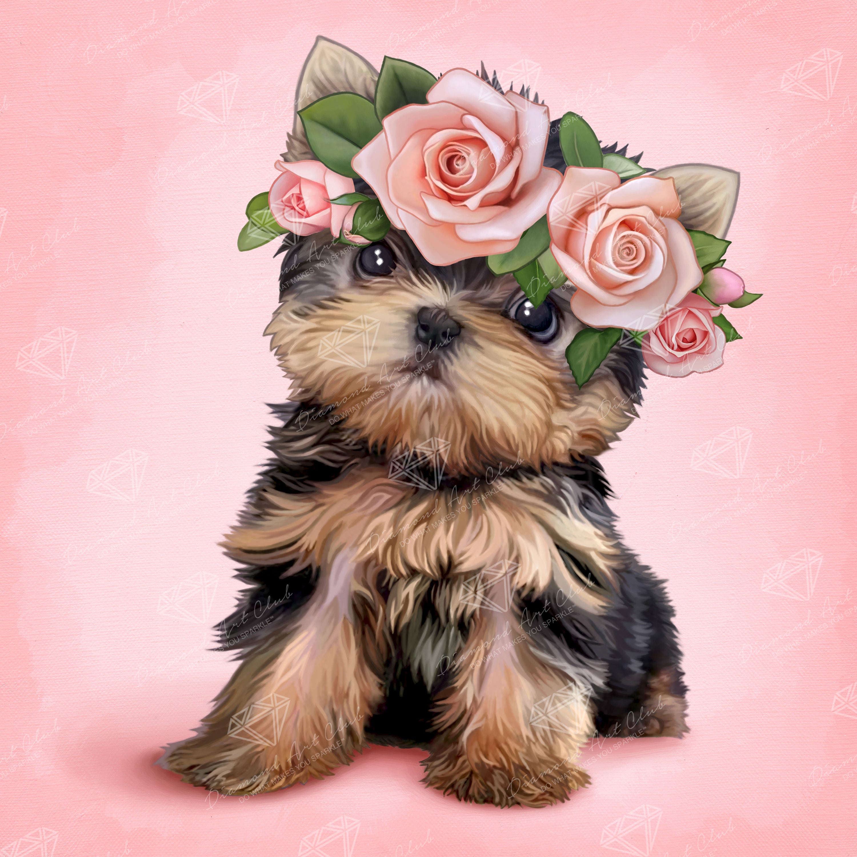 Yorkie & Roses M3
