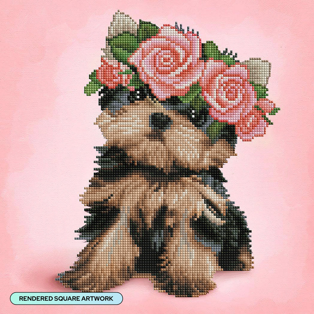 Yorkie & Roses M3